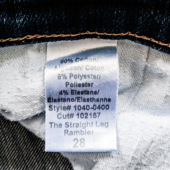 Current/Elliott Rambler Straight Leg Jean in Loved - Picture 7 of 7
